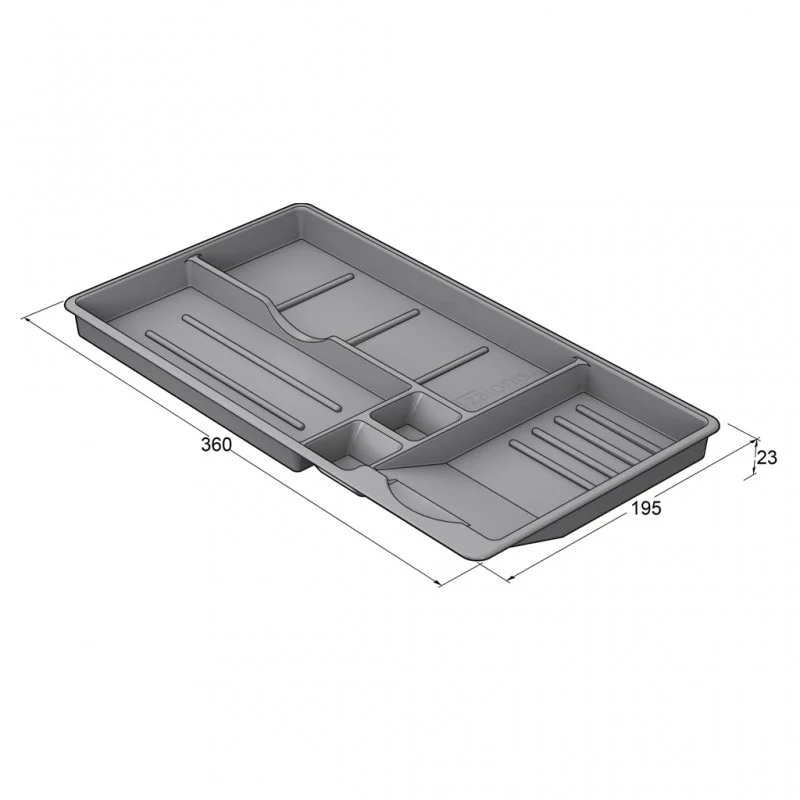 ΜΟΛΥΒΟΘΗΚΗ ΣΥΡΤΑΡΙΟΥ 19.5x36 / ΓΚΡΙ